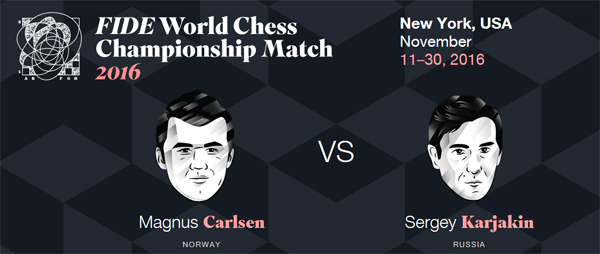 6a partida del Mundial de ajedrez: tablas rápidas entre Karjakin y Carlsen