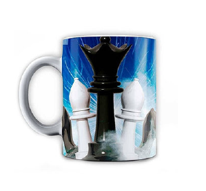 Taza motivo ajedrez 1