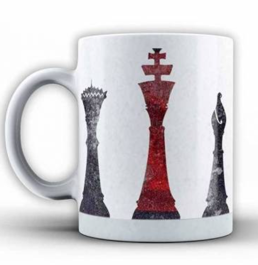 Taza motivo ajedrez 2