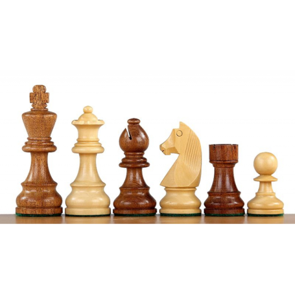 Piezas de Ajedrez German Knight Staunton 6 Acacia