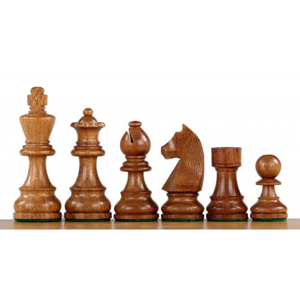 Piezas de Ajedrez German Knight Staunton 6 Acacia - Imagen 3